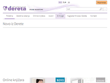 Tablet Screenshot of dereta.rs